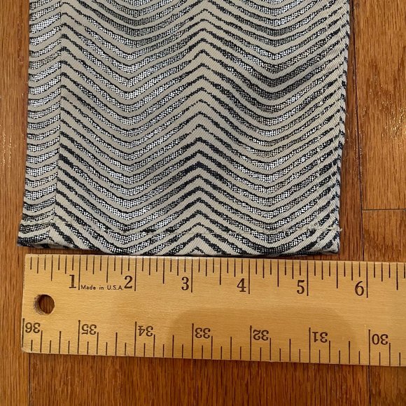 rag & bone Zebra Women's Metallic Jean Tag Size 28 Silver Black Made in the USA - Picture 13 of 13